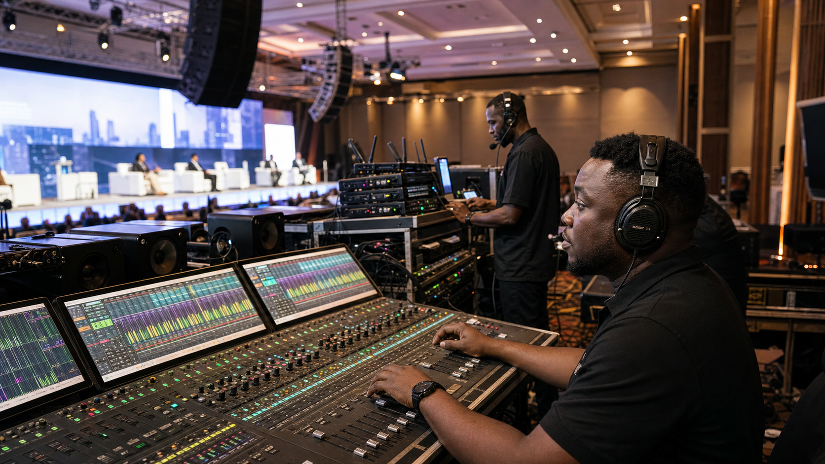 Illustrative environment for Audio production