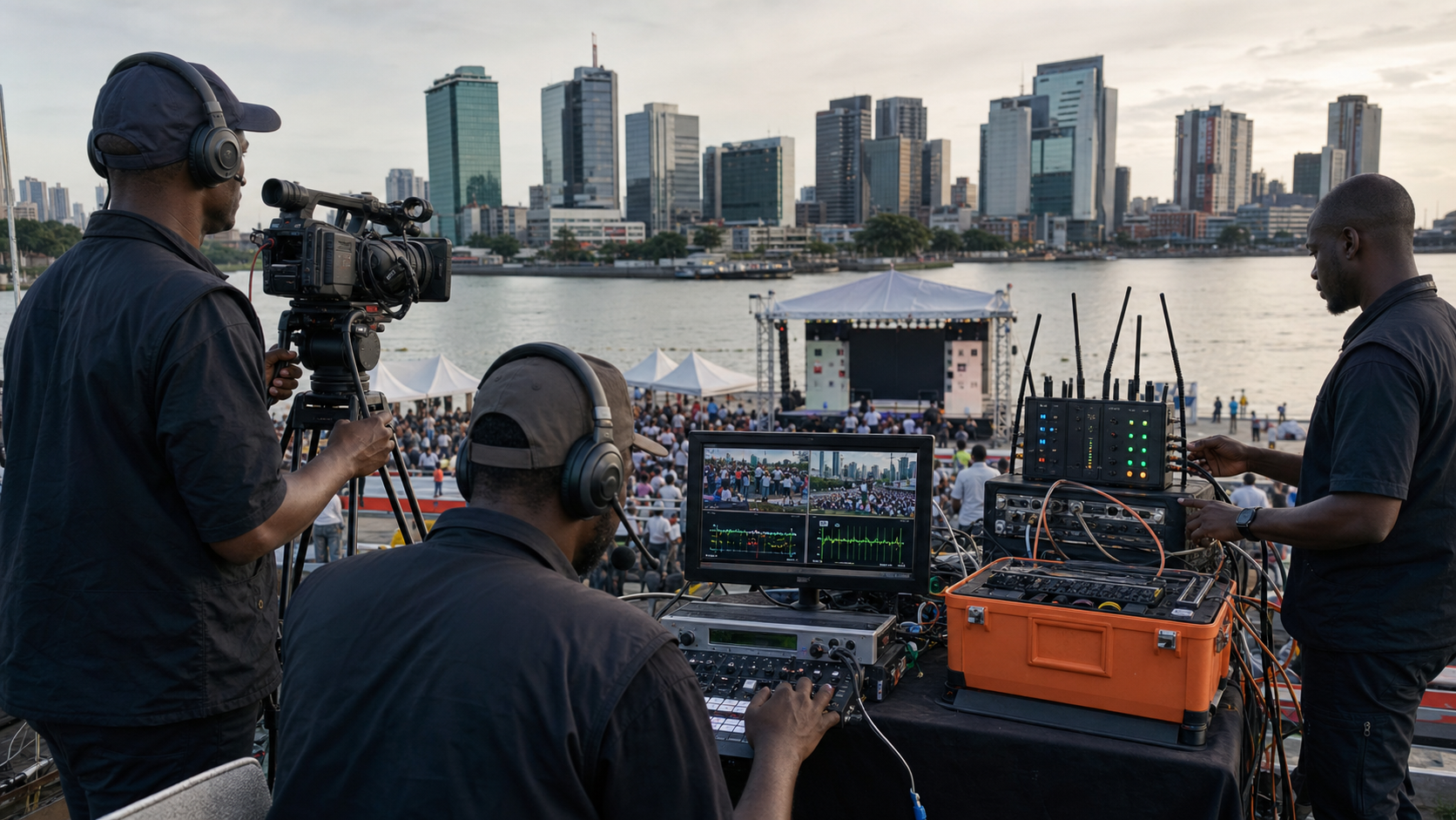 Illustrative environment for Live contribution & streaming
