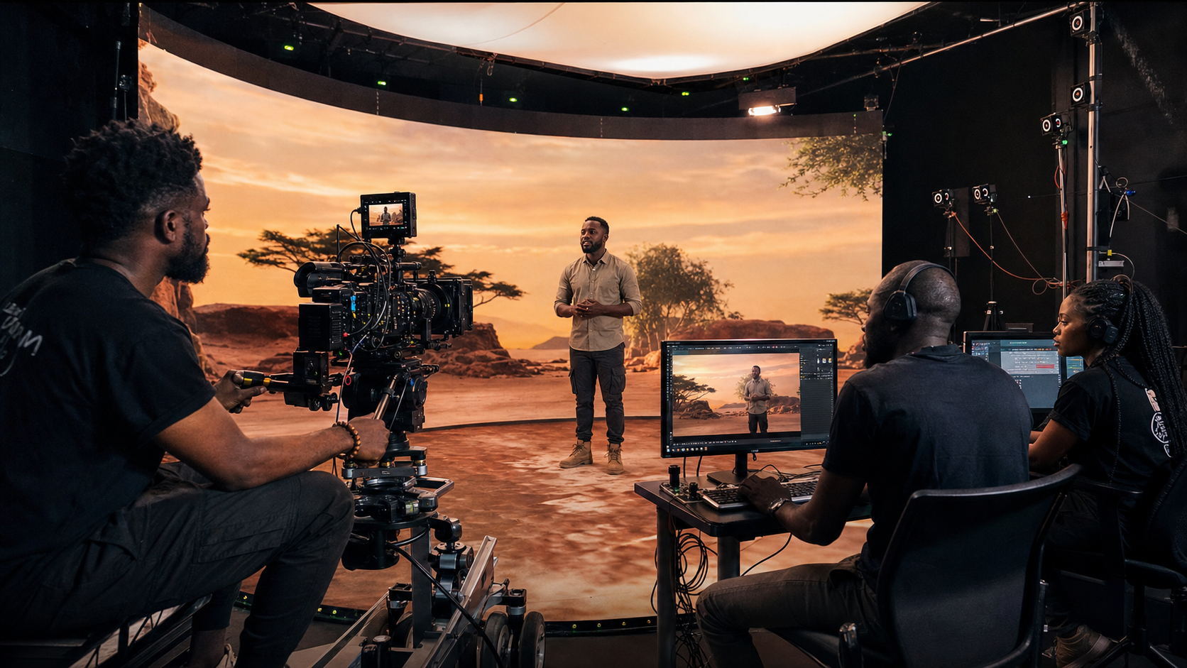 Illustrative environment for Virtual production